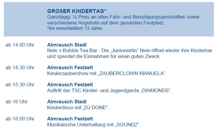 Programm - 16. Juli 