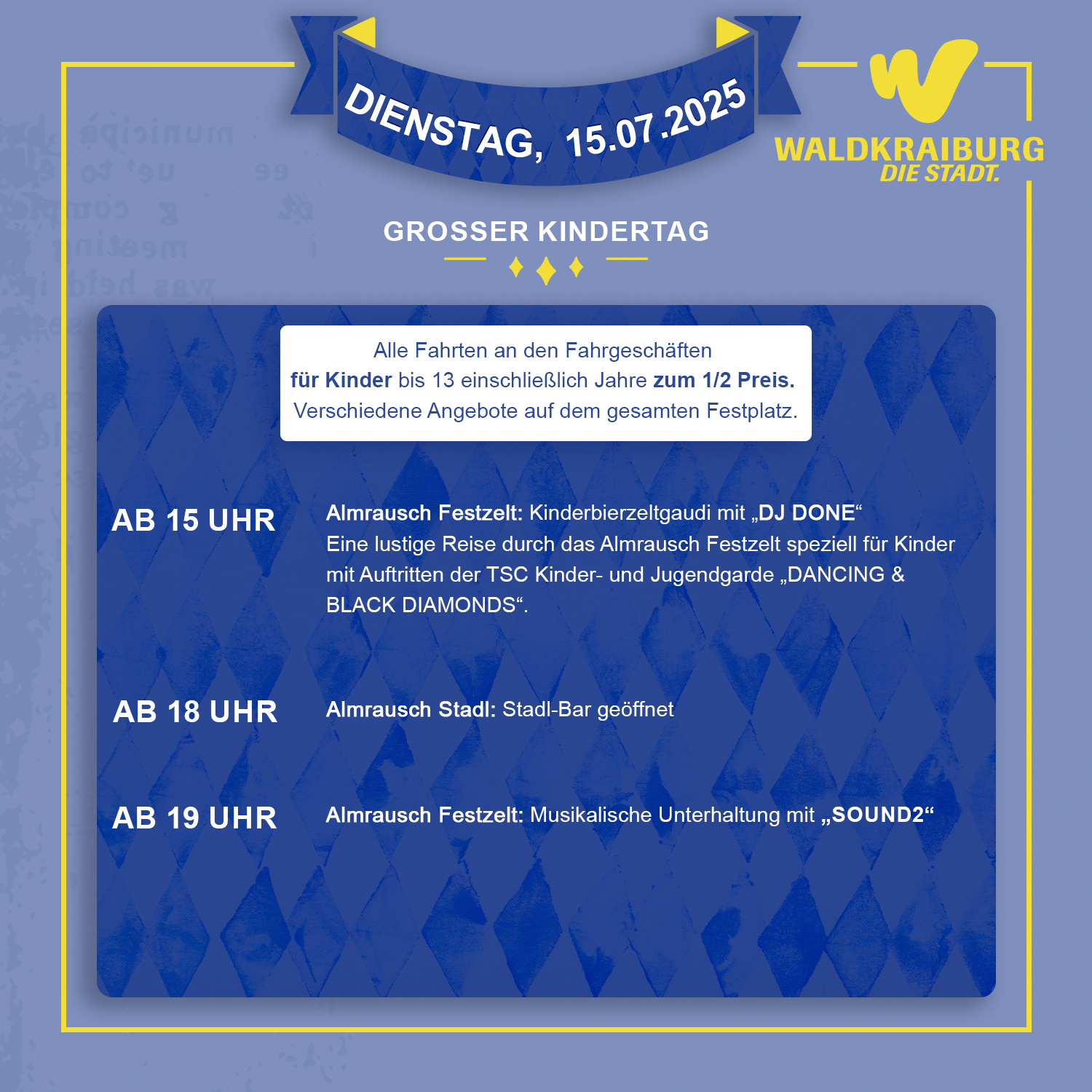Dienstag, 15.7.2025