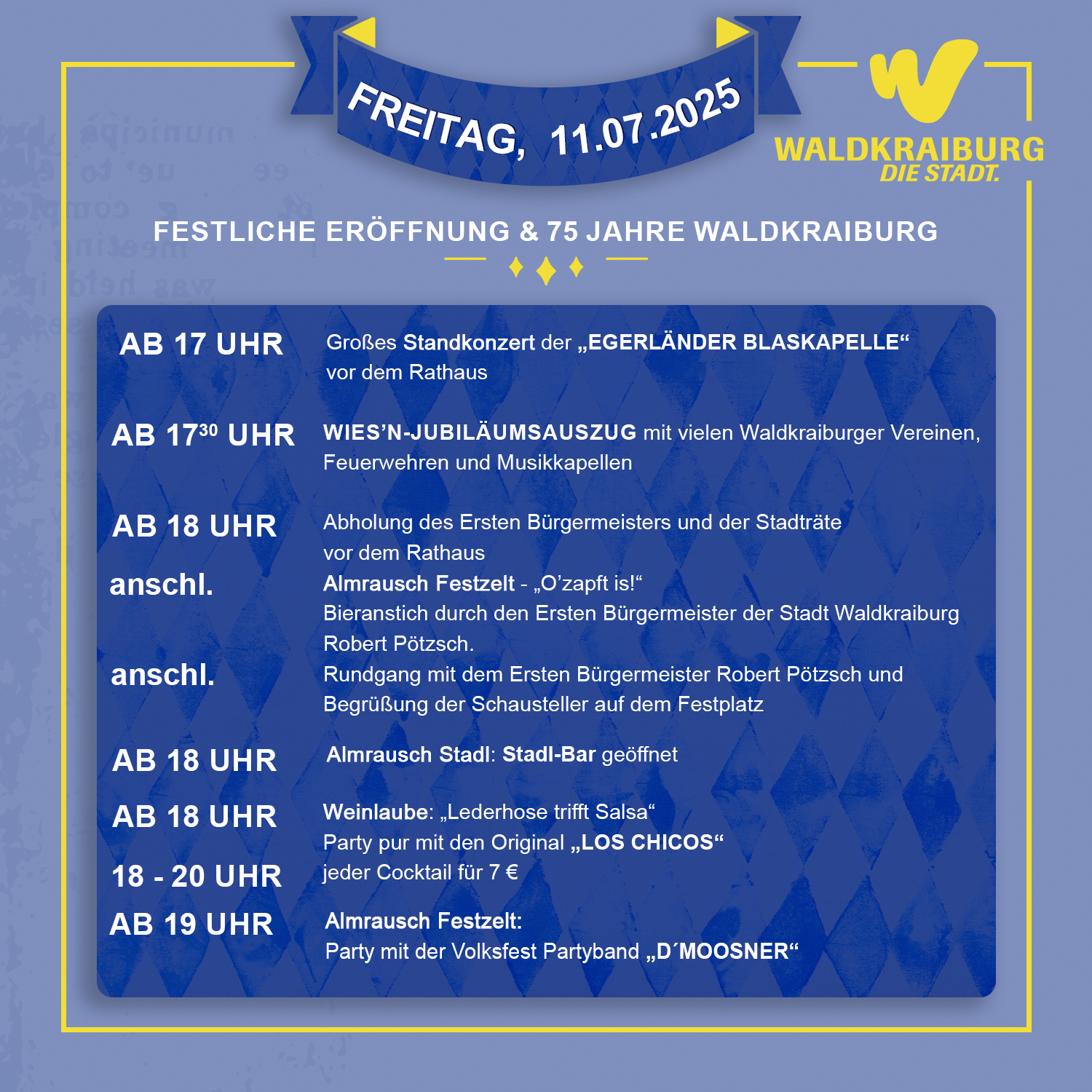 Freitag, 11.7.2025