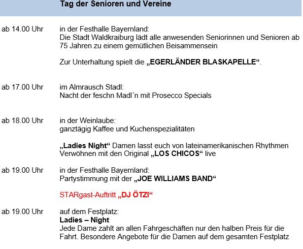 Programm Montag 11. Jui Programm Montag 11. Jui